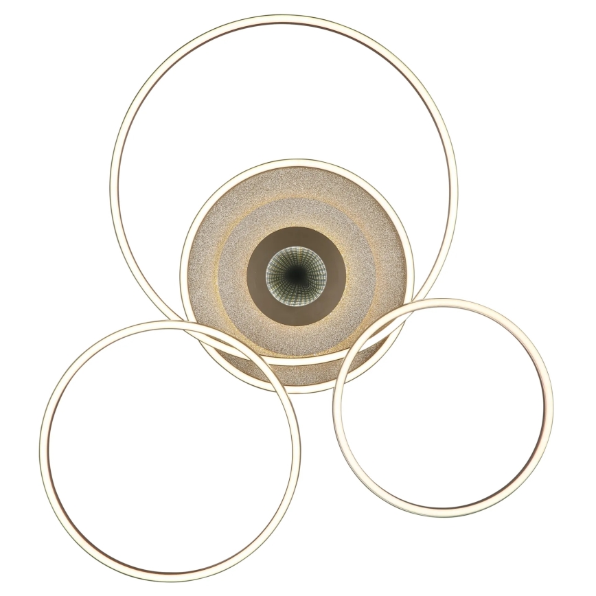 Globo - Dæmpbar LED-loftlampe LED/60W/230V 2700-6500K 80,8x99,2 cm messing + fjernbetjening