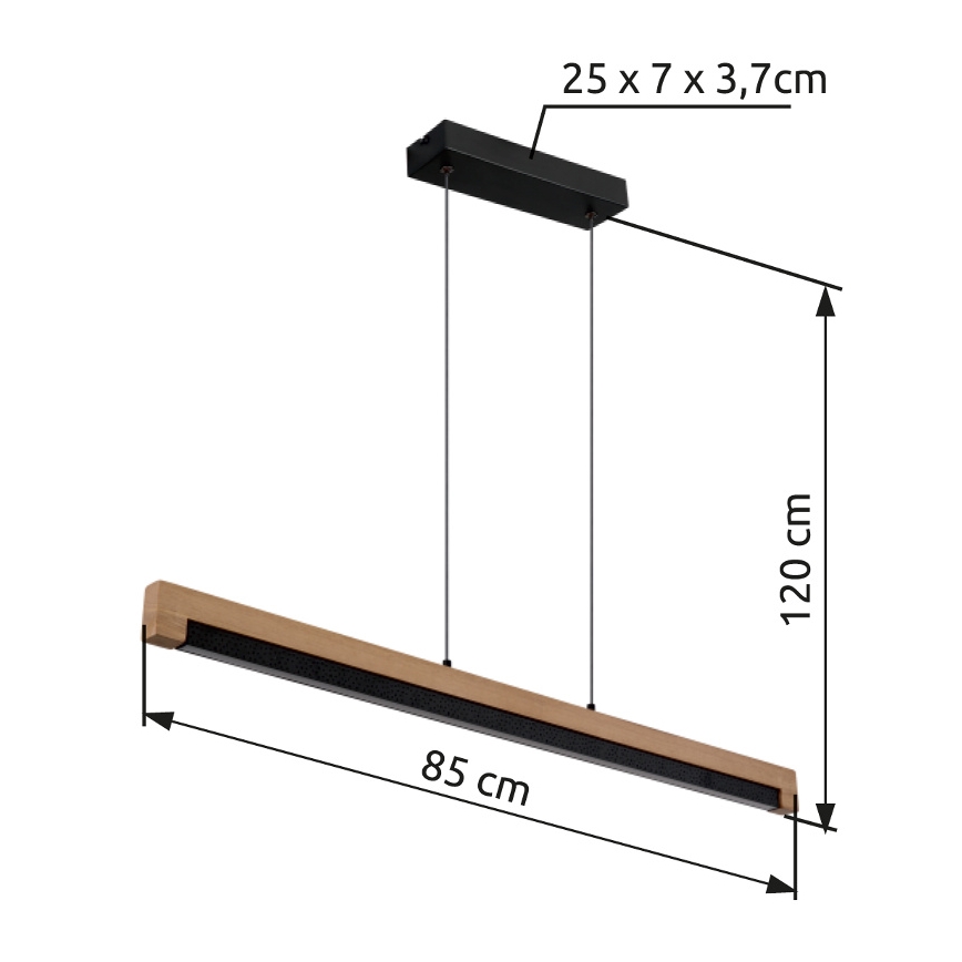 Globo - LED pendel LED/24W/230V