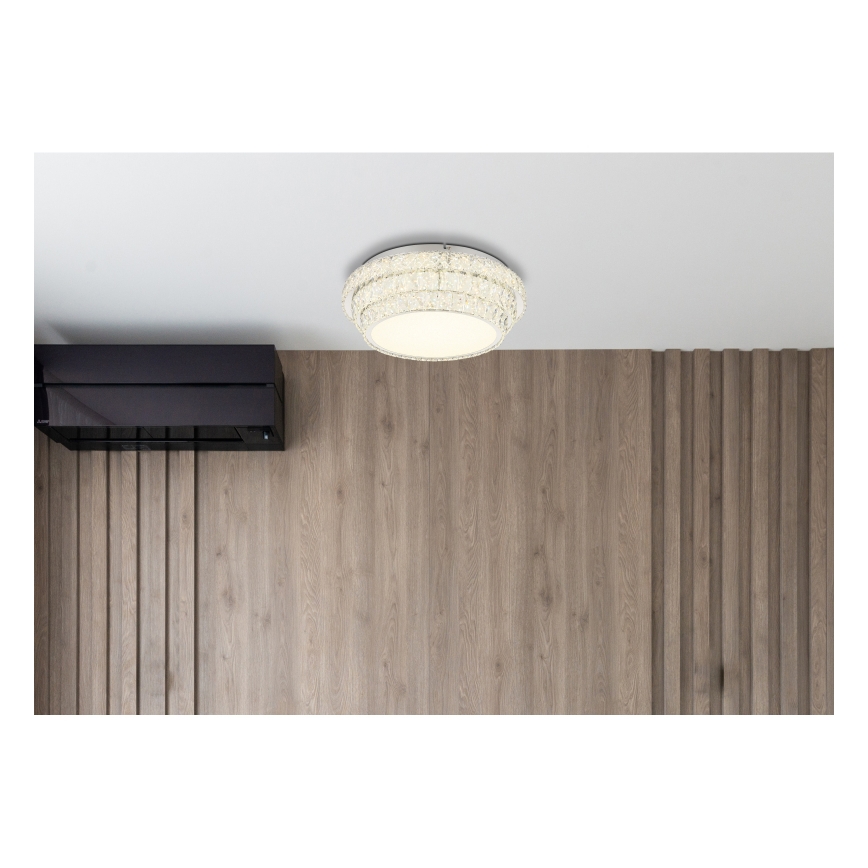 Globo - LED loftlampe dæmpbar LED/48W/230V 2700-6000K diameter 50 cm hvid + fjernbetjening