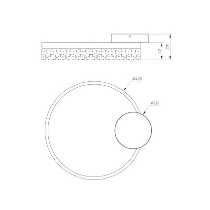 Globo - LED loftlampe LED/24W/230V