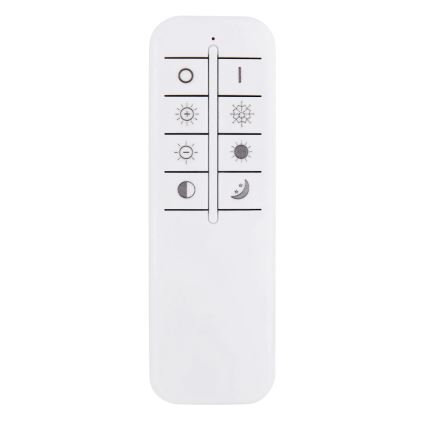 Globo - Dæmpbar LED loftlampe 24W/230V 2700-6500K 45x56 cm sølv + fjernbetjening