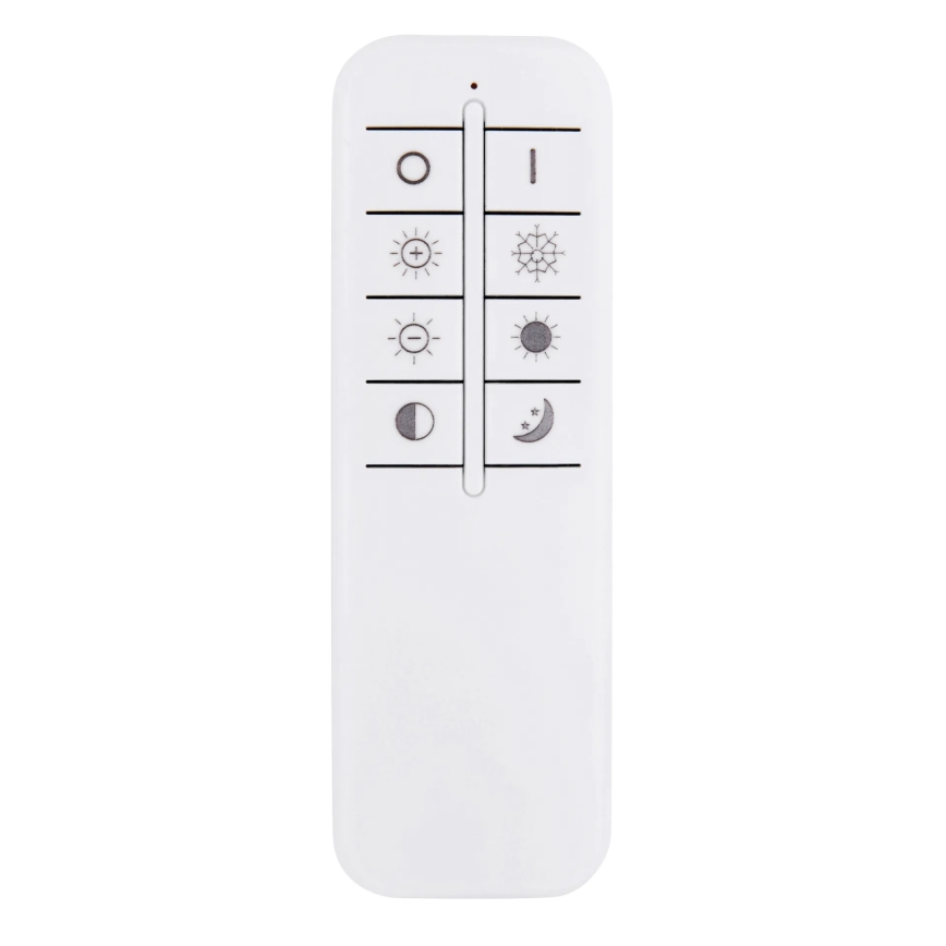 Globo - Dæmpbar LED loftlampe 24W/230V 2700-6500K 45x56 cm sølv + fjernbetjening