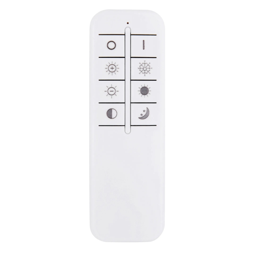 Globo - LED-dæmpbar loftlampe LED/36W/230V 2700-6500K sølv + fjernbetjening