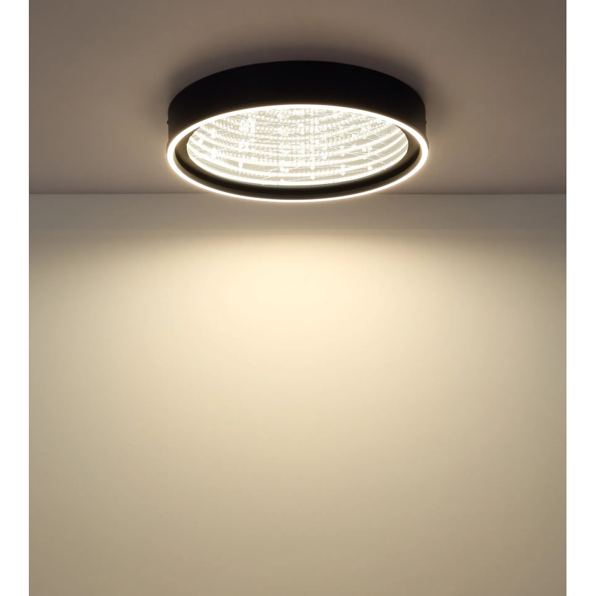 Globo - LED dæmpbar loftlampe LED/40W/230V 2700-6500K Ø 51,5 cm sort + fjernbetjening
