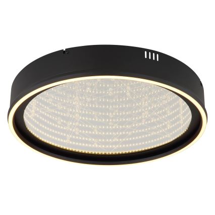 Globo - LED dæmpbar loftlampe LED/40W/230V 2700-6500K Ø 51,5 cm sort + fjernbetjening