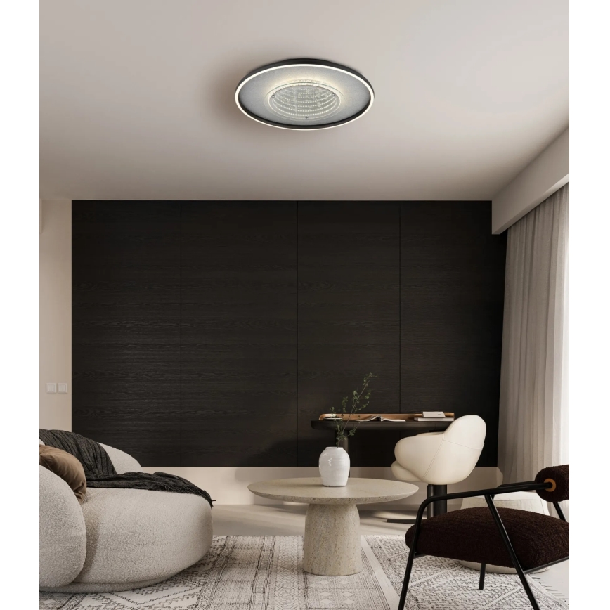 Globo - LED-loftlampe LED/40W/230V 3000/4000/6000K Ø 51,5 cm sort