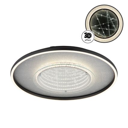 Globo - LED-loftlampe LED/40W/230V 3000/4000/6000K Ø 51,5 cm sort