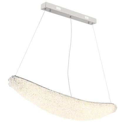 Globo - LED Dæmpbar pendel på kabel LED/40W/230V 2700-6000K blank krom + fjernbetjening