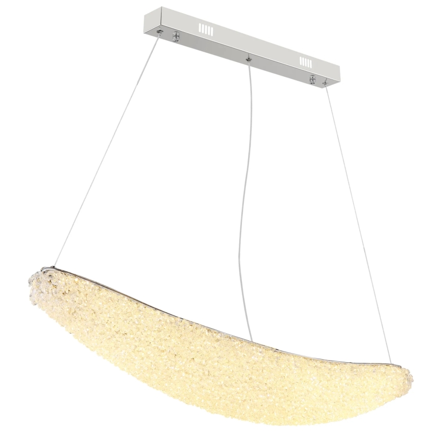 Globo - LED Dæmpbar pendel på kabel LED/40W/230V 2700-6000K blank krom + fjernbetjening