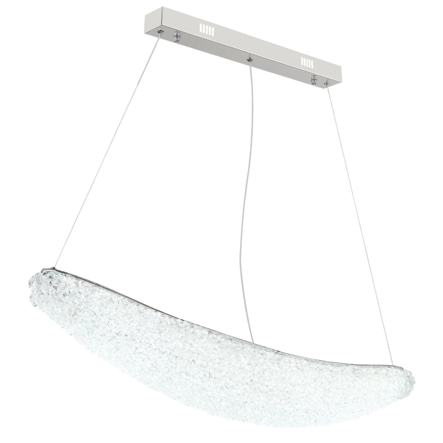 Globo - LED Dæmpbar pendel på kabel LED/40W/230V 2700-6000K blank krom + fjernbetjening