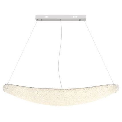 Globo - LED Dæmpbar pendel på kabel LED/40W/230V 2700-6000K blank krom + fjernbetjening