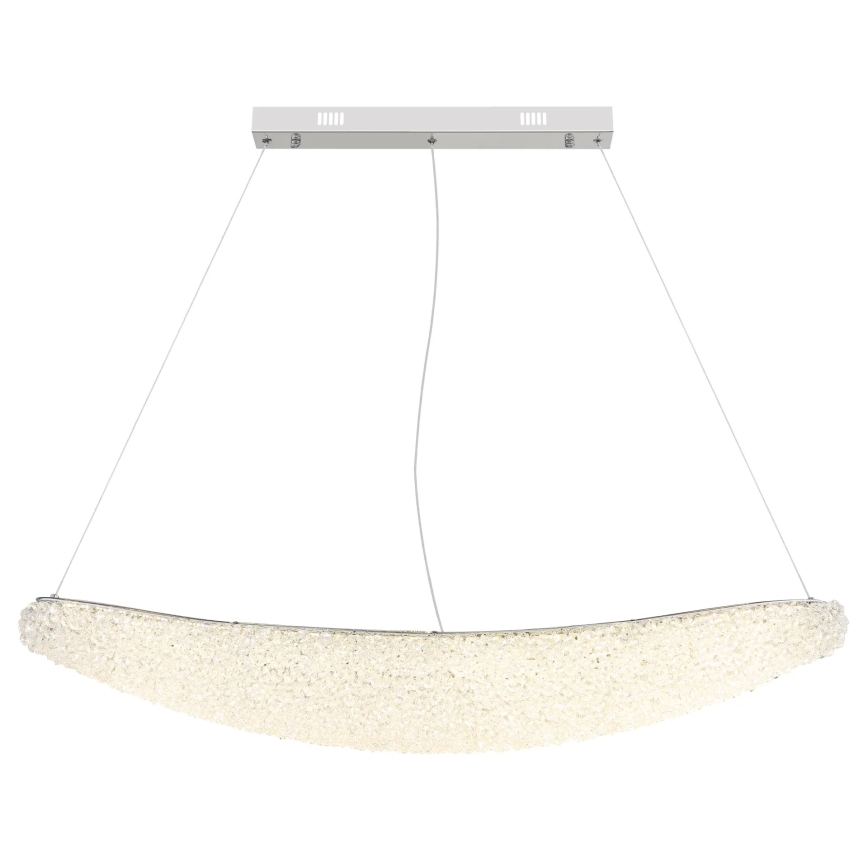Globo - LED Dæmpbar pendel på kabel LED/40W/230V 2700-6000K blank krom + fjernbetjening