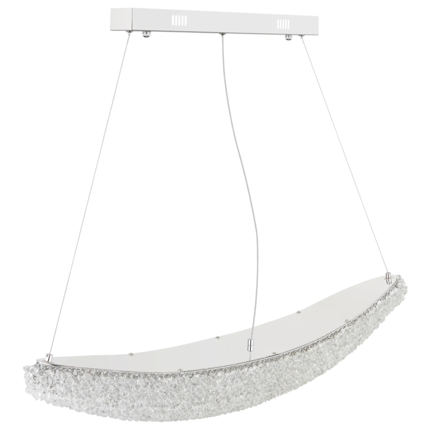 Globo - LED Dæmpbar pendel på kabel LED/40W/230V 2700-6000K blank krom + fjernbetjening