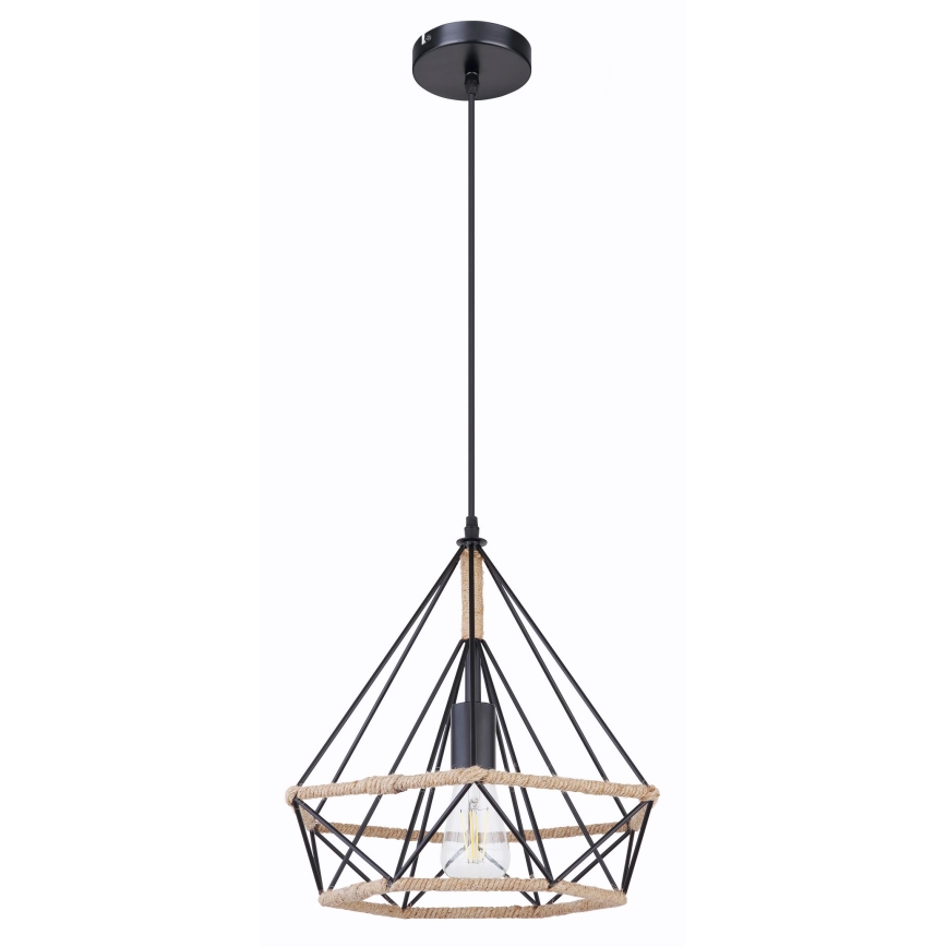 Globo - Lysekrone i en snor 1xE27/60W/230V
