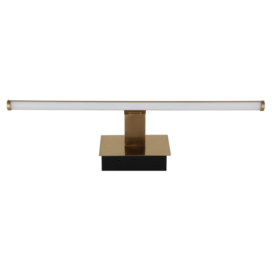 Globo - Genopladelig LED-billedlampe LED/3,5W/5V 40 cm 3600 mAh messing