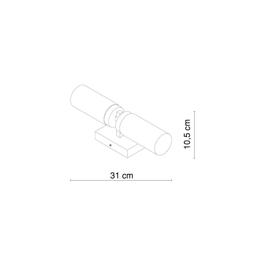 Globo - Badeværelses væglampe 2xE14/40W/230V IP44