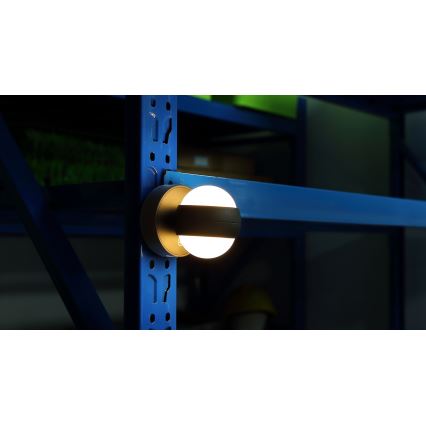 Globo - LED væglampe m. touch-funktion dæmpbar og genopladelig LED/1,4W/5V 1800 mAh sort