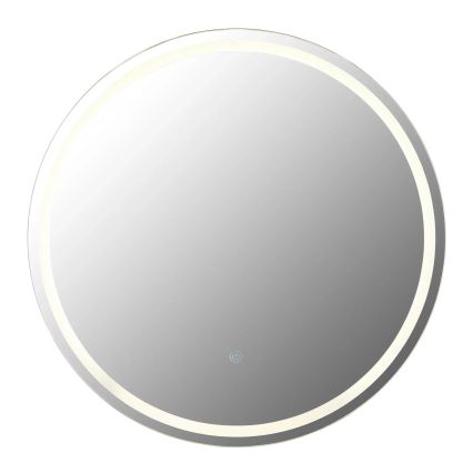 Globo - LED spejl m. baggrundslys dæmpbart LED/16W/230V 4000K diameter 75 cm