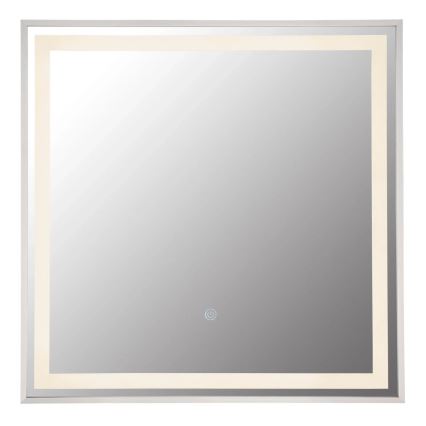 Globo - LED spejl m. baggrundslys dæmpbart LED/10W/230V 2700/4000/6500K 50x50 cm