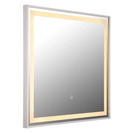 Globo - LED spejl m. baggrundslys dæmpbart LED/10W/230V 2700/4000/6500K 50x50 cm