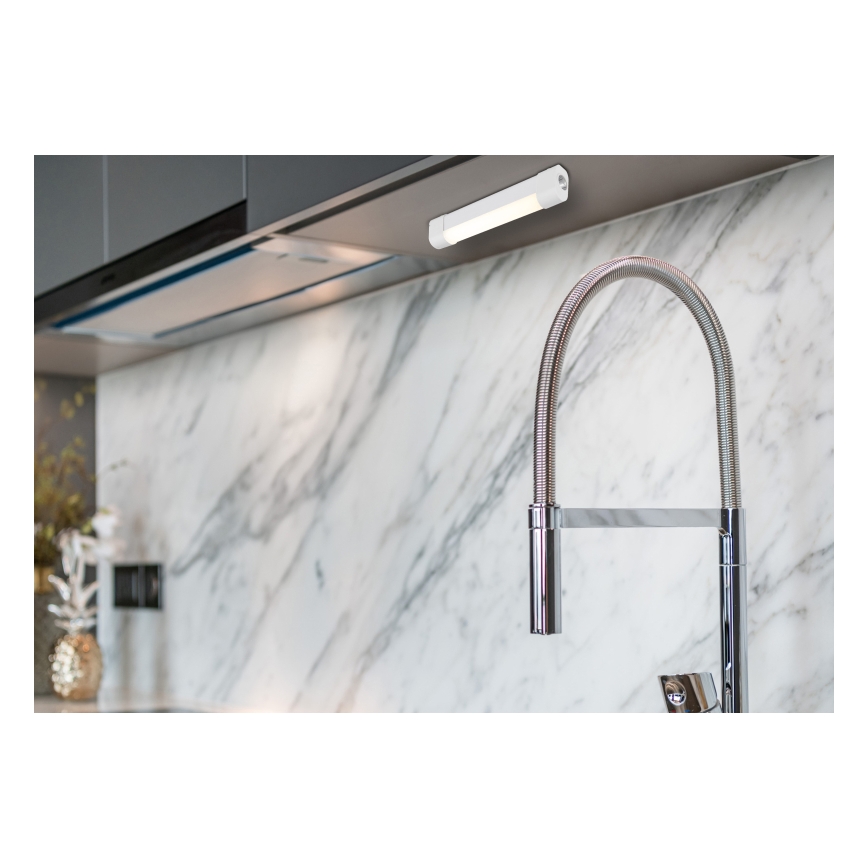 Globo - LED underskabslampe 3-i-1 dæmpbar og genopladelig  LED/2W/5V 3000/4000/7000K 800 mAh