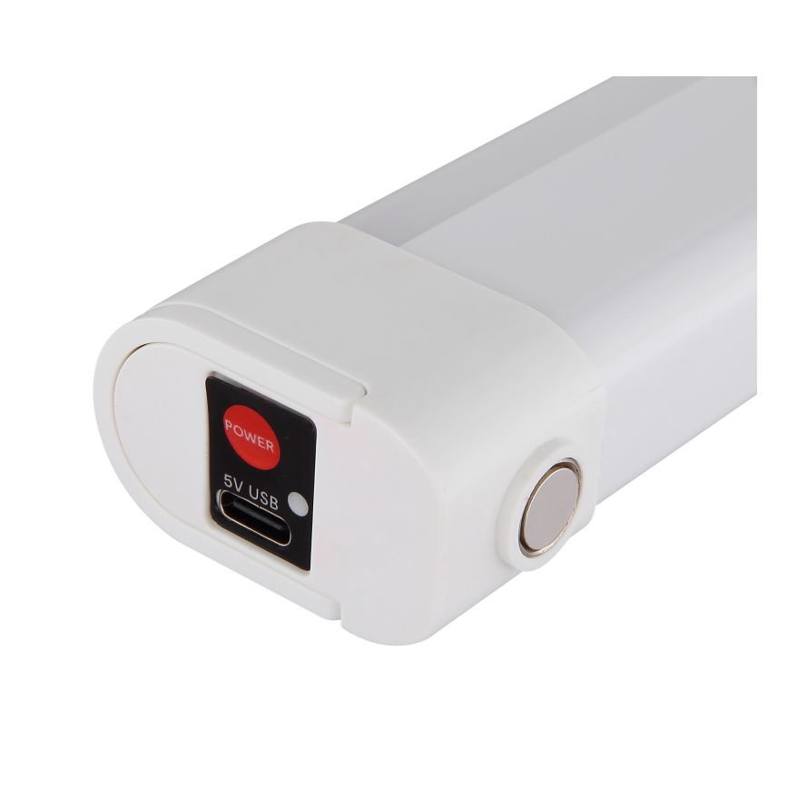 Globo - LED underskabslampe 3-i-1 dæmpbar og genopladelig  LED/2W/5V 3000/4000/7000K 800 mAh