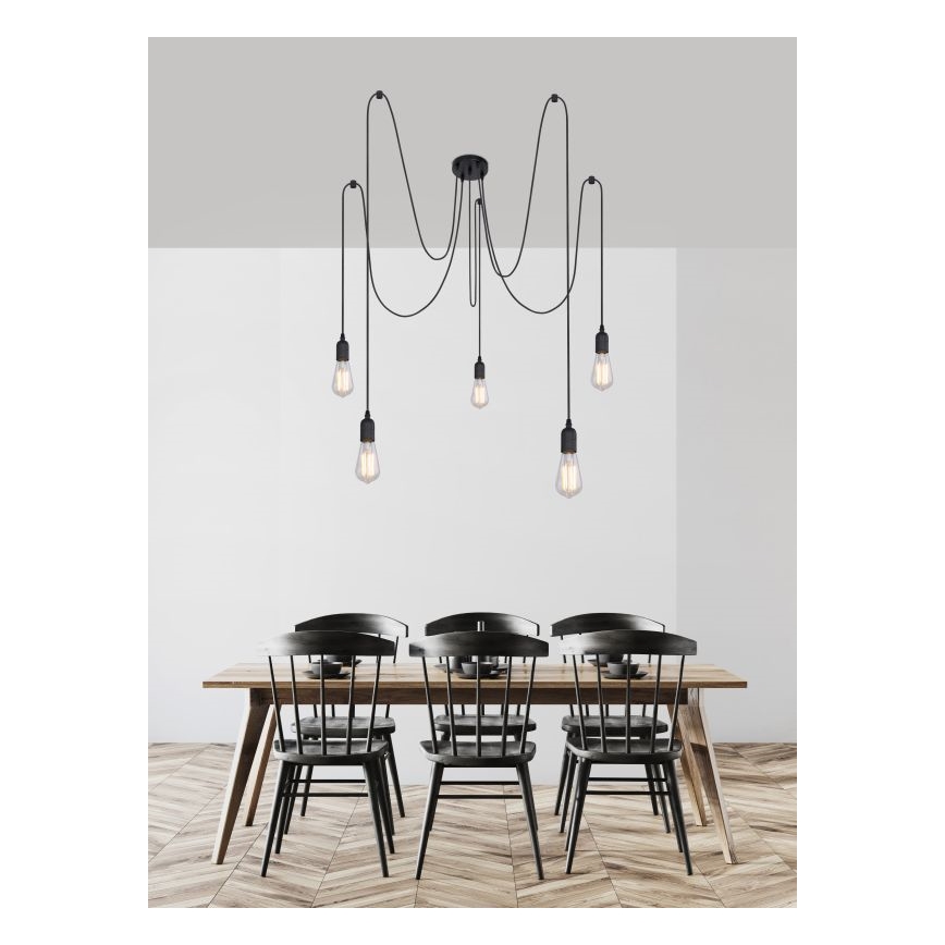 Globo - Loftlampe 5xE27/60W/230V