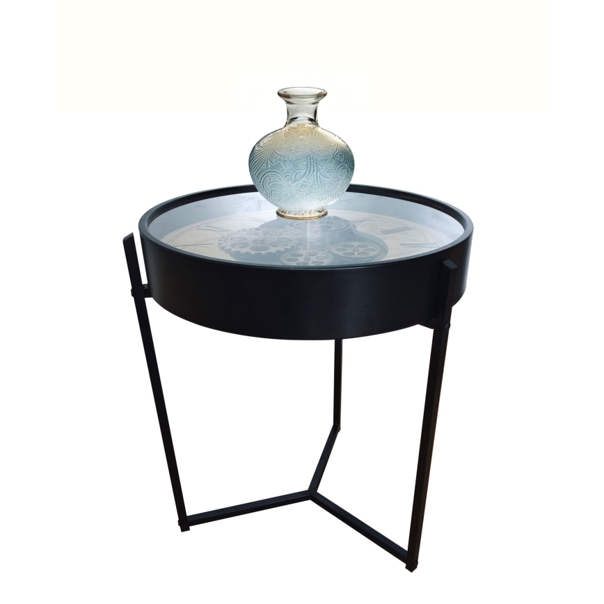 Globo - Sofabord Ø 49 cm sort