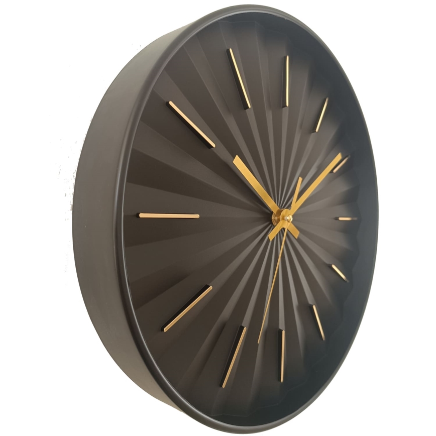 Globo - Vægur Ø 30,5 cm 1x AA sort