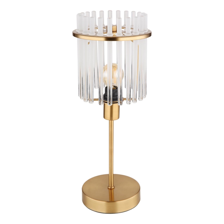 Globo - Bordlampe 1xE14/40W/230V diameter 15 cm guldfarvet