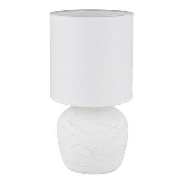 Globo - Bordlampe 1xE14/40W/230V hvid
