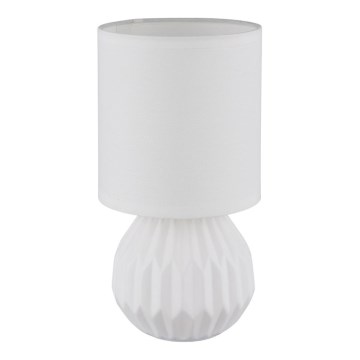 Globo - Bordlampe 1xE14/40W/230V hvid