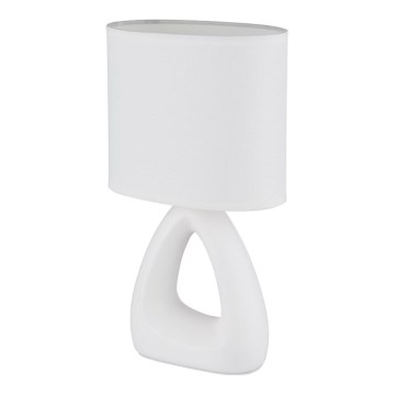Globo - Bordlampe 1xE14/40W/230V hvid