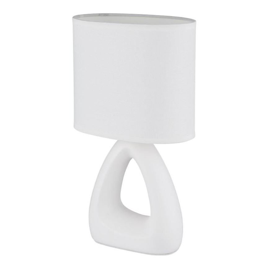 Globo - Bordlampe 1xE14/40W/230V hvid