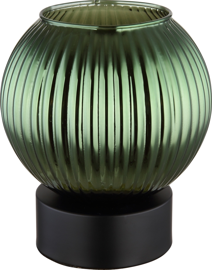 Globo - Bordlampe 1xE27/25W/230V diameter 15 cm grøn
