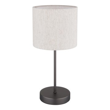 Globo - Bordlampe 1xE27/25W/230V sort/beige