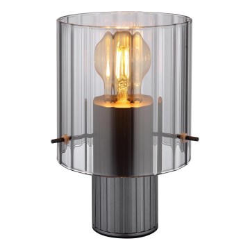 Globo - Bordlampe 1xE27/40W/230V diameter 14 cm grå