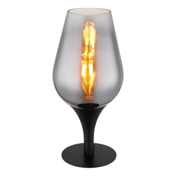 Globo - Bordlampe 1xE27/40W/230V diameter 15 cm sort