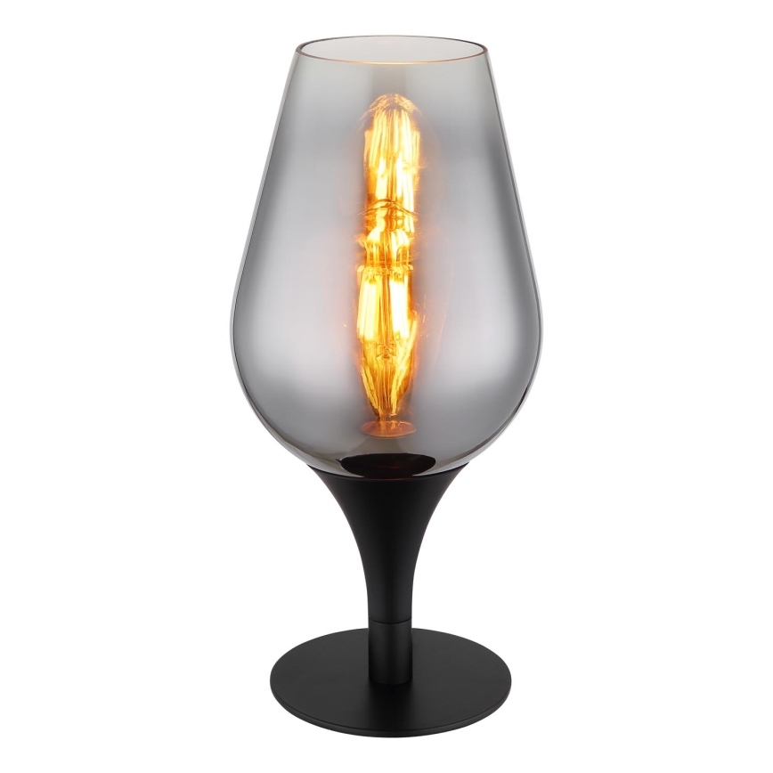 Globo - Bordlampe 1xE27/40W/230V diameter 15 cm sort
