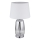 Globo - Bordlampe 1xE27/40W/230V hvid/sølv