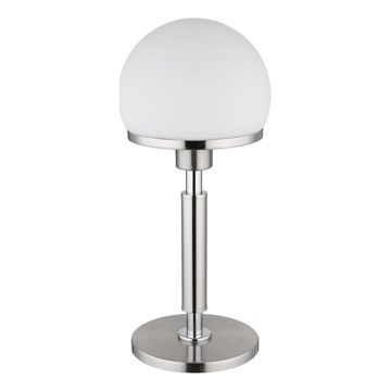 Globo - Bordlampe 1xE27/40W/230V mat krom