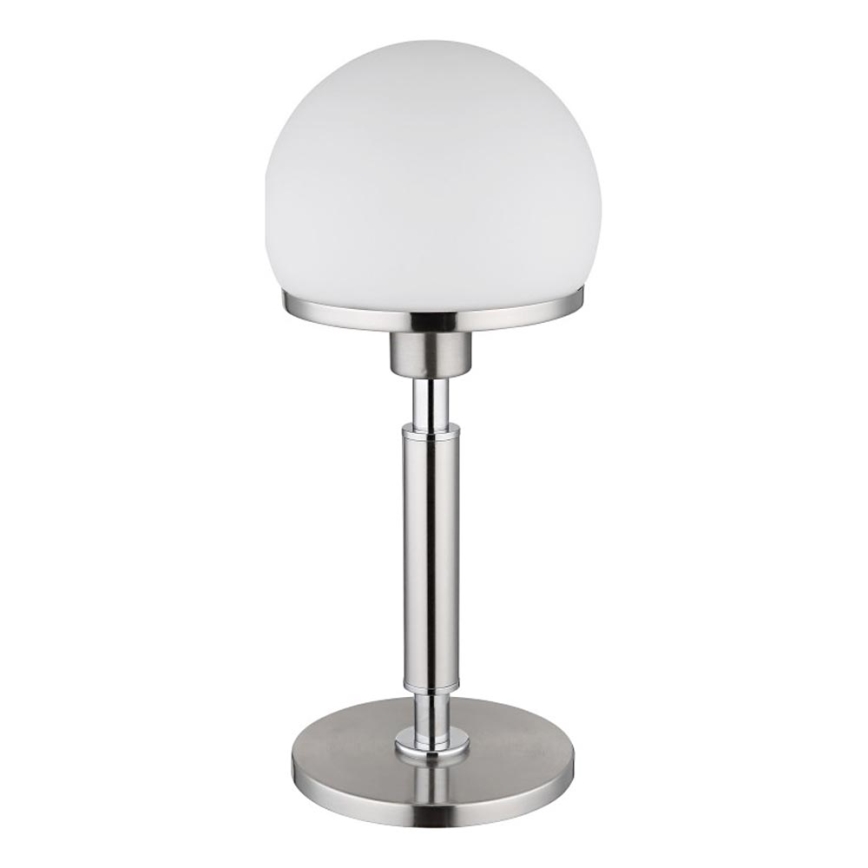 Globo - Bordlampe 1xE27/40W/230V mat krom