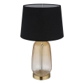 Globo - Bordlampe 1xE27/40W/230V sort/brun