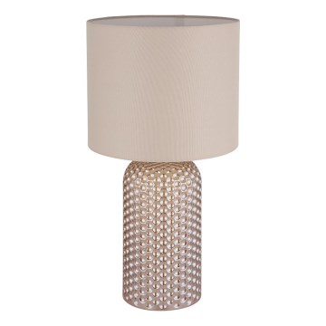 Globo - Bordlampe 1xE27/60W/230V beige