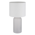Globo - Bordlampe 1xE27/60W/230V hvid