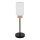 Globo - Bordlampe 1xE27/60W/230V sort/hvid