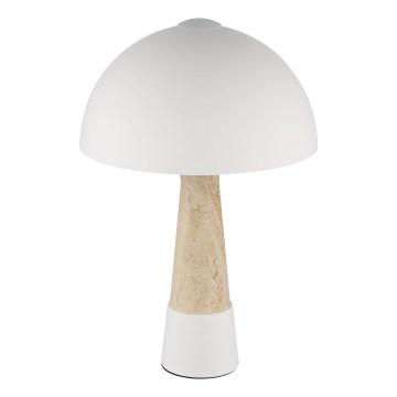 Globo - Bordlampe 1xE27ILLU/40W/230V cremefarvet
