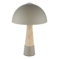Globo - Bordlampe 1xE27ILLU/40W/230V grå