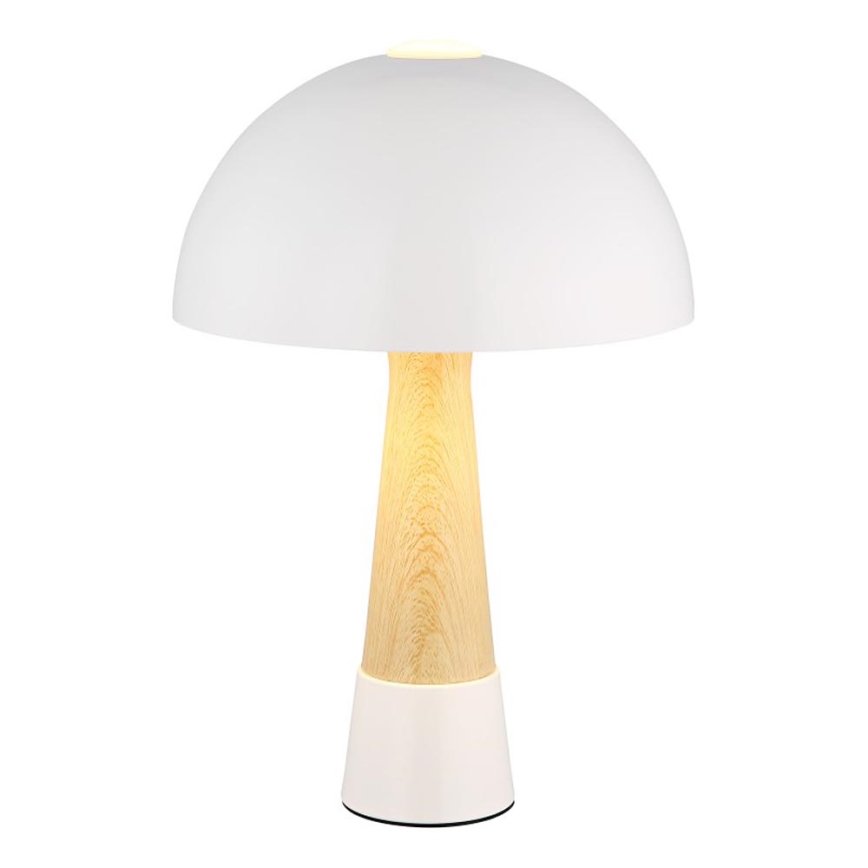 Globo - Bordlampe 1xE27ILLU/40W/230V hvid