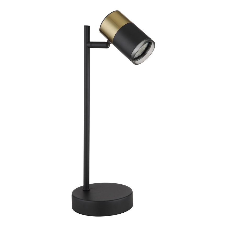 Globo - Bordlampe 1xGU10/5W/230V sort/guldfarvet